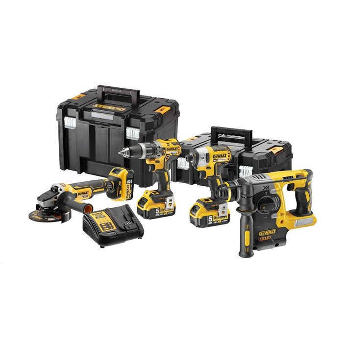 18V XR BRUSHLESS SET 4 MACHINES (DCD796 + DCF887 + DCG405 + DCH273) 18V XR BRUSHLESS SET 4 MACHINES (DCD796 + DCF887 + DCG405 + DCH273)