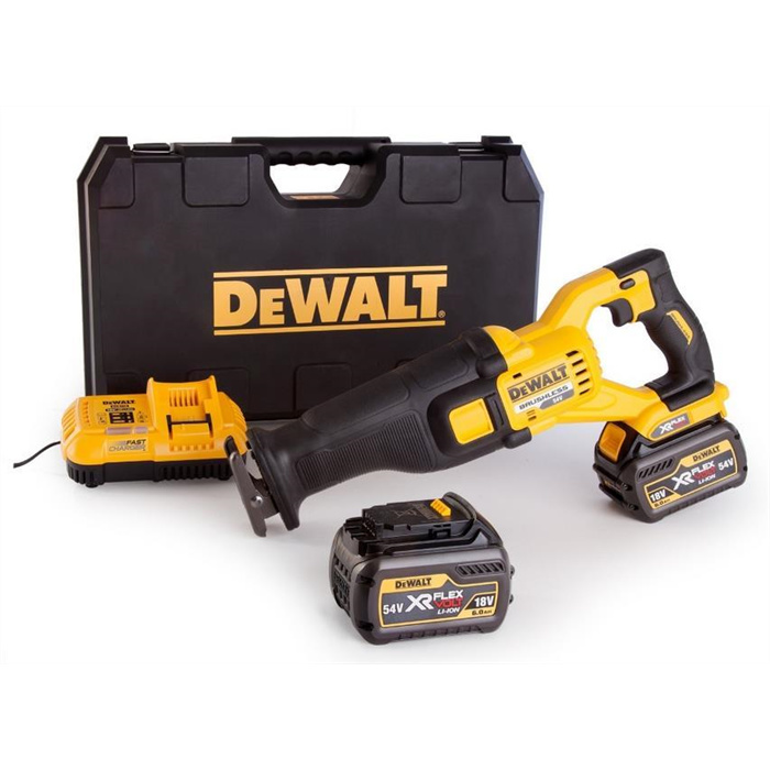 54V XR FLEXVOLT SCIE SABRE 2X6,0AH BATTERIE ET CHARGEUR RAPIDE 54V XR FLEXVOLT SCIE SABRE 2X6,0AH BATTERIE ET CHARGEUR RAPIDE