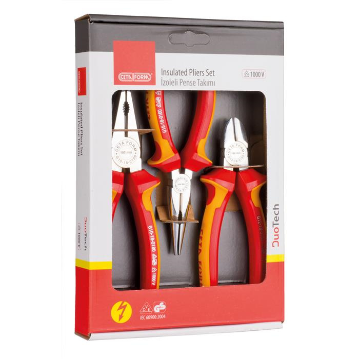 ASSORTIMENT DE 3 PINCES - 1000V - 2K ASSORTIMENT DE 3 PINCES - 1000V - 2K