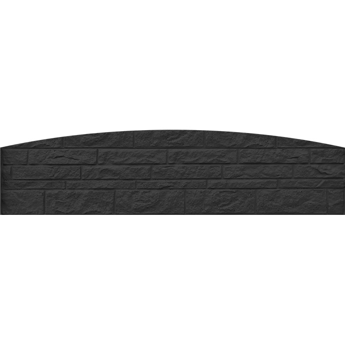 BAJ PLAQUE STRUCTUREE ANTHRACITE LINEA ARRONDI - POUR DOUBLE FACE (STONE) 200 X 49,5 CM BAJ PLAQUE STRUCTUREE ANTHRACITE LINEA ARRONDI - POUR DOUBLE FACE (STONE) 200 X 49,5 CM