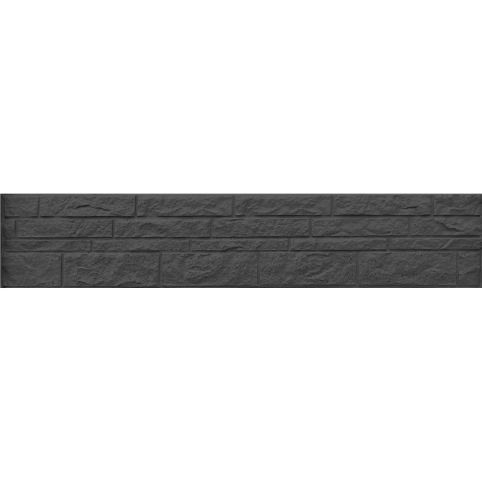 BAJ PLAQUE STRUCTUREE ANTHRACITE LINEA - POUR DOUBLE FACE (STONE) 200 X 39,5 CM BAJ PLAQUE STRUCTUREE ANTHRACITE LINEA - POUR DOUBLE FACE (STONE) 200 X 39,5 CM