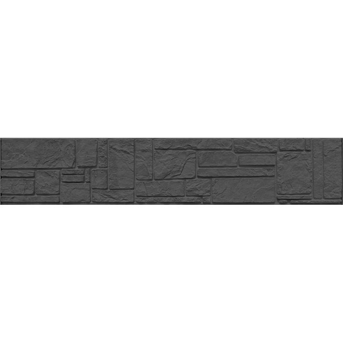 BAJ PLAQUE STRUCTUREE ANTHRACITE MARSEILLE - POUR DOUBLE FACE (STONE) 200 X 39,5 CM BAJ PLAQUE STRUCTUREE ANTHRACITE MARSEILLE - POUR DOUBLE FACE (STONE) 200 X 39,5 CM