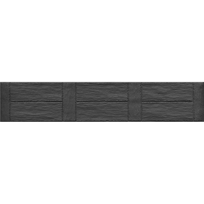 BAJ PLAQUE STRUCTUREE ANTHRACITE NORDIC - POUR DOUBLE FACE (STONE) 200 X 39,5 CM BAJ PLAQUE STRUCTUREE ANTHRACITE NORDIC - POUR DOUBLE FACE (STONE) 200 X 39,5 CM