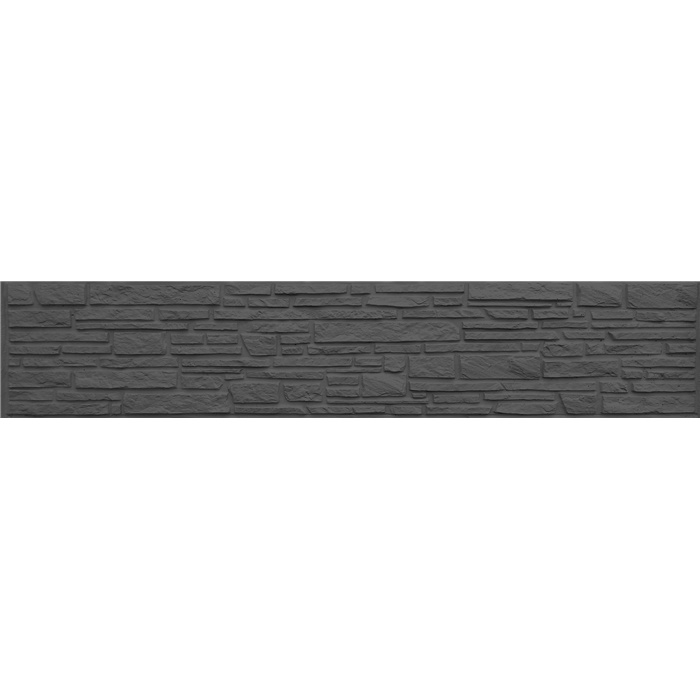 BAJ PLAQUE STRUCTUREE ANTHRACITE RUSTIQUE - SEUL FACE (STONE) 200 X 39,5 CM BAJ PLAQUE STRUCTUREE ANTHRACITE RUSTIQUE - SEUL FACE (STONE) 200 X 39,5 CM