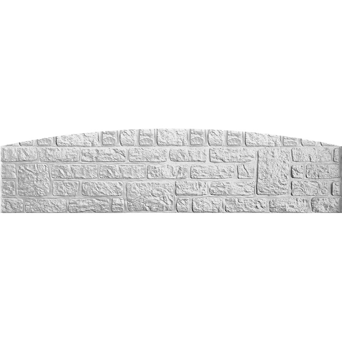 BAJ PLAQUE STRUCTUREE NATUREL INSPIRATION ROMAINE ARRONDI - SEUL FACE (STONE) 200 X 49,5 CM BAJ PLAQUE STRUCTUREE NATUREL INSPIRATION ROMAINE ARRONDI - SEUL FACE (STONE) 200 X 49,5 CM