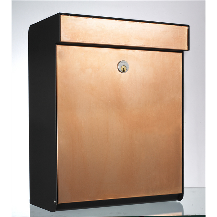 BOÎTE AUX LETTRES ALLUX GRUNDFORM (MODELE K) FAÇADE EN CUIVRE BOÎTE AUX LETTRES ALLUX GRUNDFORM (MODELE K) FAÇADE EN CUIVRE