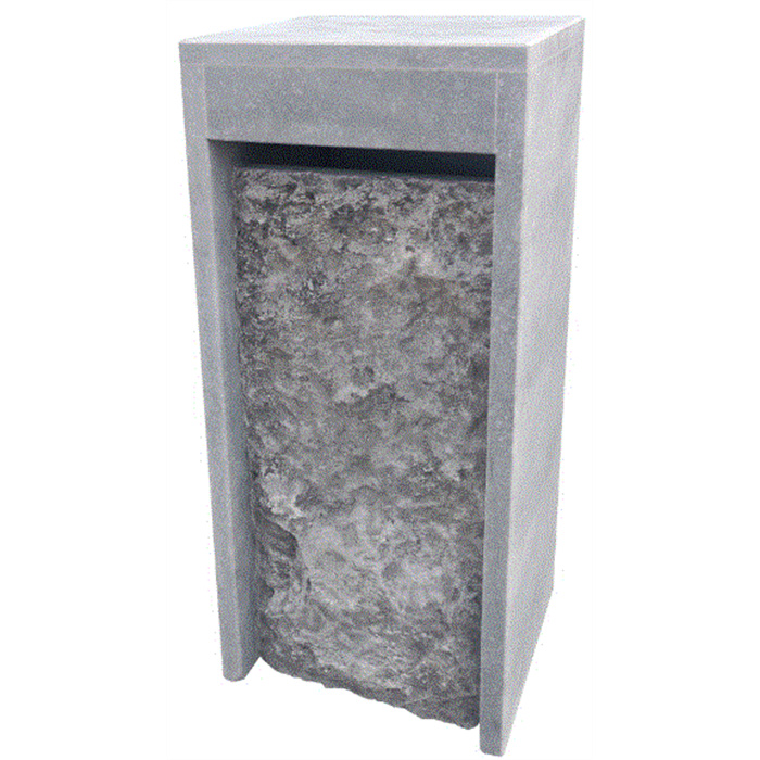BOITE AUX LETTRES EN PIERRE BLEUE BELGE ALICANTE BRUTE (34X38X103) BOITE AUX LETTRES EN PIERRE BLEUE BELGE ALICANTE BRUTE (34X38X103)