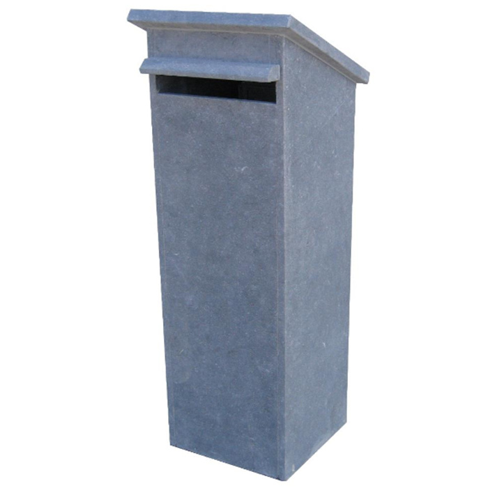 BOITE AUX LETTRES EN PIERRE BLEUE BELGE ARAGON (40X37X113) BOITE AUX LETTRES EN PIERRE BLEUE BELGE ARAGON (40X37X113)