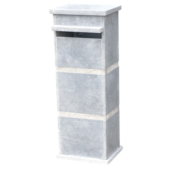 BOITE AUX LETTRES EN PIERRE BLEUE BELGE "BELGIQUE" BRUSSEL STRIPE (28X34X102) BOITE AUX LETTRES EN PIERRE BLEUE BELGE "BELGIQUE" BRUSSEL STRIPE (28X34X102)