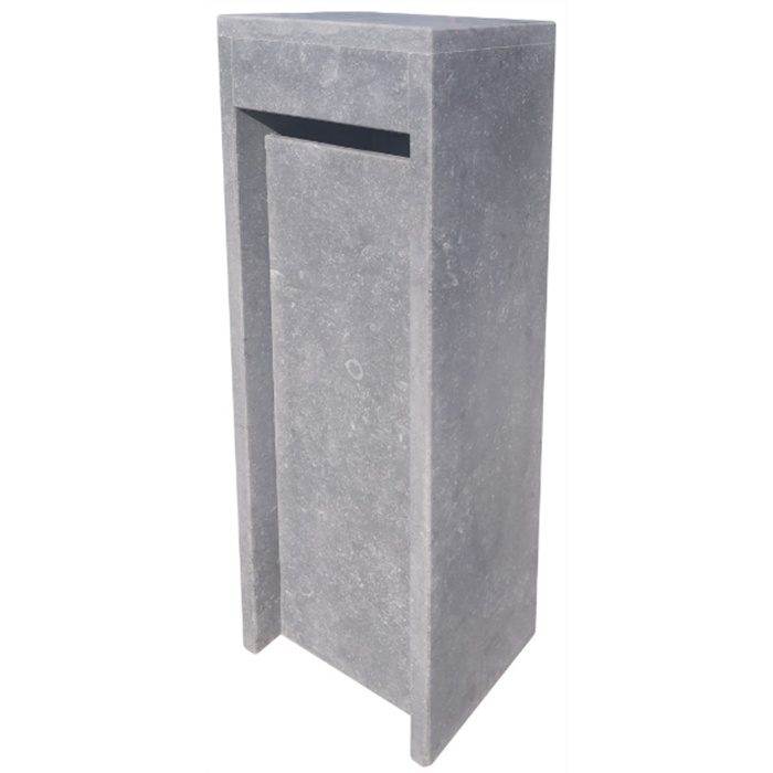 BOITE AUX LETTRES EN PIERRE BLEUE BELGE "BELGIQUE" DINANT (28X34X103) BOITE AUX LETTRES EN PIERRE BLEUE BELGE "BELGIQUE" DINANT (28X34X103)