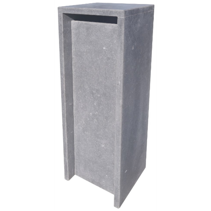 BOITE AUX LETTRES EN PIERRE BLEUE BELGE "BELGIQUE" NAMUR (28X34X103) BOITE AUX LETTRES EN PIERRE BLEUE BELGE "BELGIQUE" NAMUR (28X34X103)