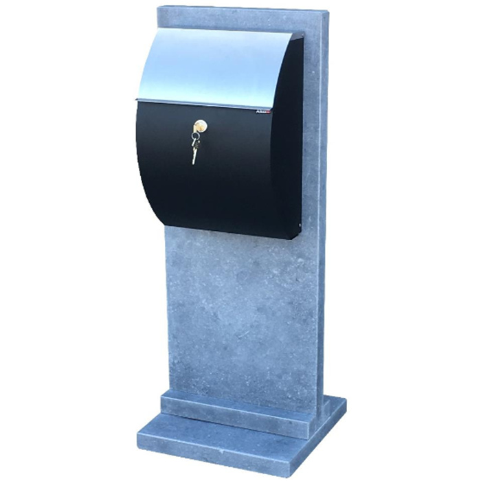 BOITE AUX LETTRES EN PIERRE BLEUE BELGE BURGOS (30X40X110) BOITE AUX LETTRES EN PIERRE BLEUE BELGE BURGOS (30X40X110)