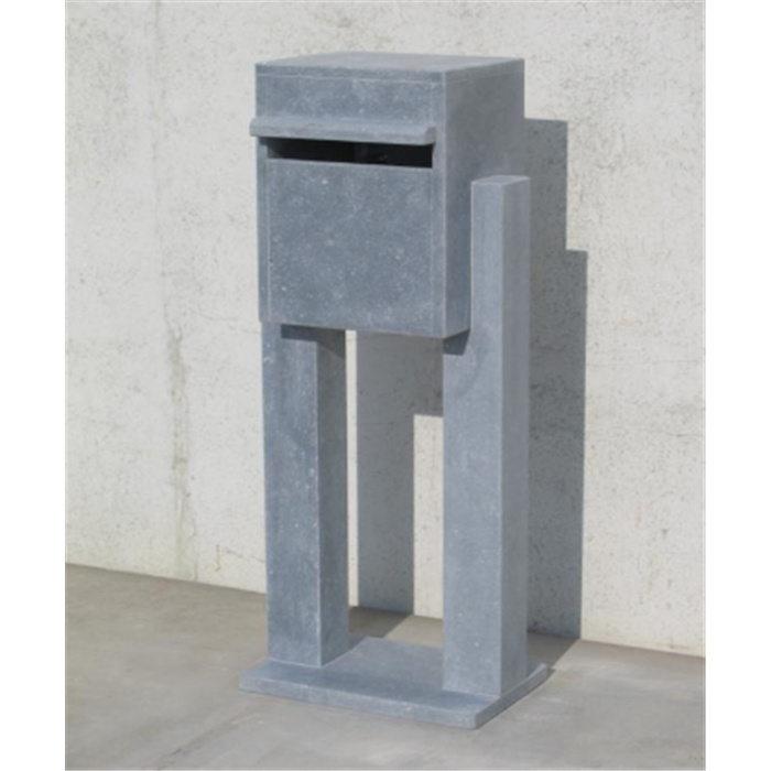 BOITE AUX LETTRES EN PIERRE BLEUE BELGE CASTELLO (28X42X110) BOITE AUX LETTRES EN PIERRE BLEUE BELGE CASTELLO (28X42X110)