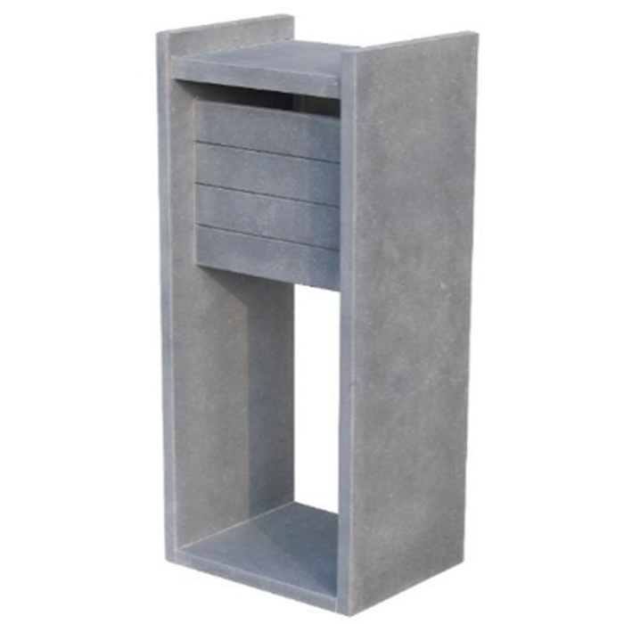 BOITE AUX LETTRES EN PIERRE BLEUE BELGE MADRID STRIPE (32X40X100) BOITE AUX LETTRES EN PIERRE BLEUE BELGE MADRID STRIPE (32X40X100)