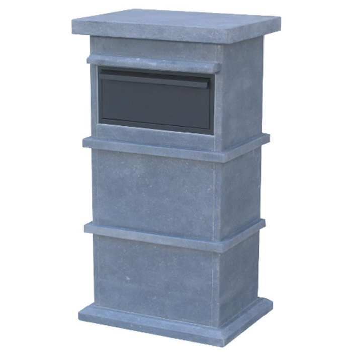 BOITE AUX LETTRES EN PIERRE BLEUE BELGE PAMPLONA PARCEL (39X51X105) BOITE AUX LETTRES EN PIERRE BLEUE BELGE PAMPLONA PARCEL (39X51X105)