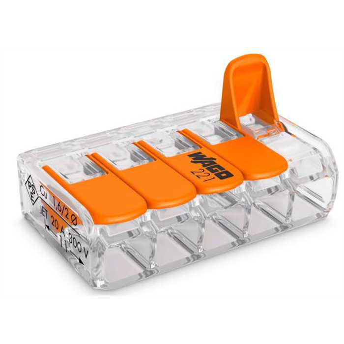 BORNE LEVIER 5X 0.2-4MM 10PC BORNE LEVIER 5X 0.2-4MM 10PC