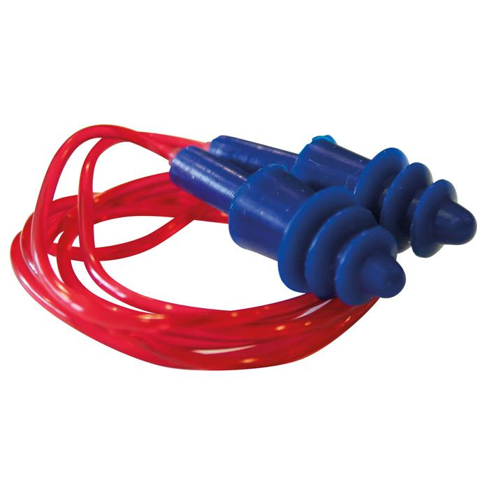 BOUCHONS D'OREILLE PRÉFORMÉ RÉUTILISABLE AVEC CORDELETTE - PRIX PAR 5 PAIRES BOUCHONS D'OREILLE PRÉFORMÉ RÉUTILISABLE AVEC CORDELETTE - PRIX PAR 5 PAIRES