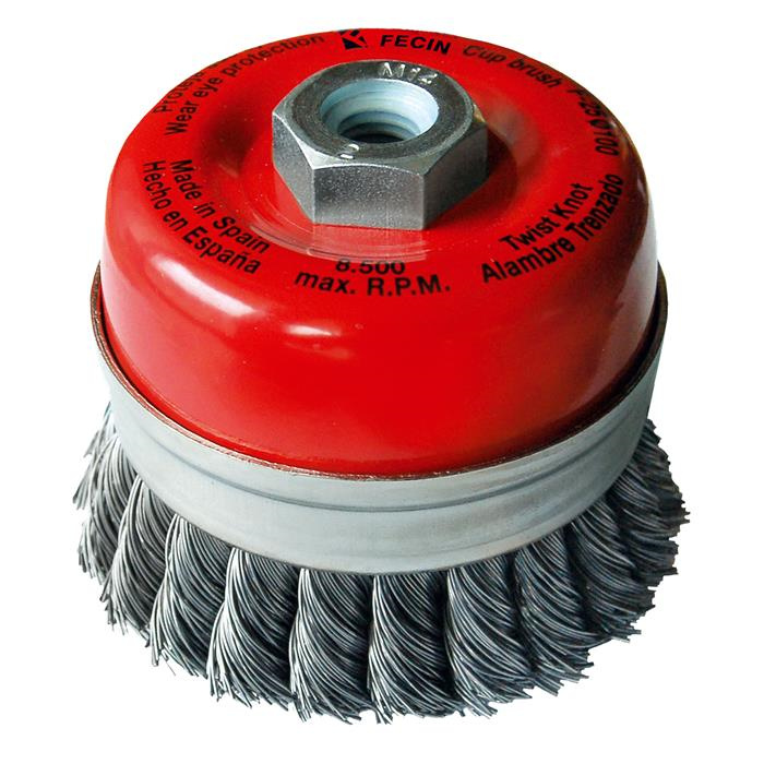 BROSSE ACIER TORSADÉE F-25 Ø 125/M14/0,50 / BOX BROSSE ACIER TORSADÉE F-25 Ø 125/M14/0,50 / BOX