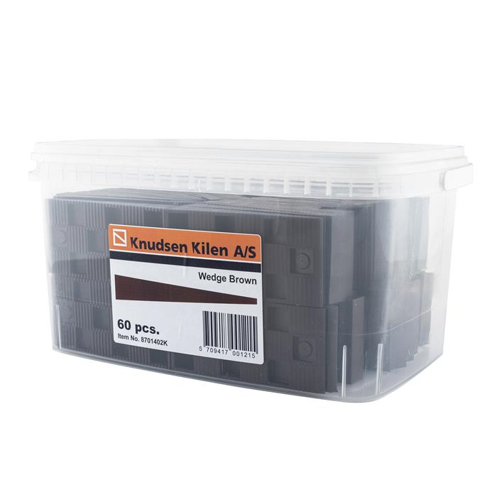 CALES BISEAUTÉ 15 X 45 X 90 MM - PAR 60 PCS BRUN CALES BISEAUTÉ 15 X 45 X 90 MM - PAR 60 PCS BRUN