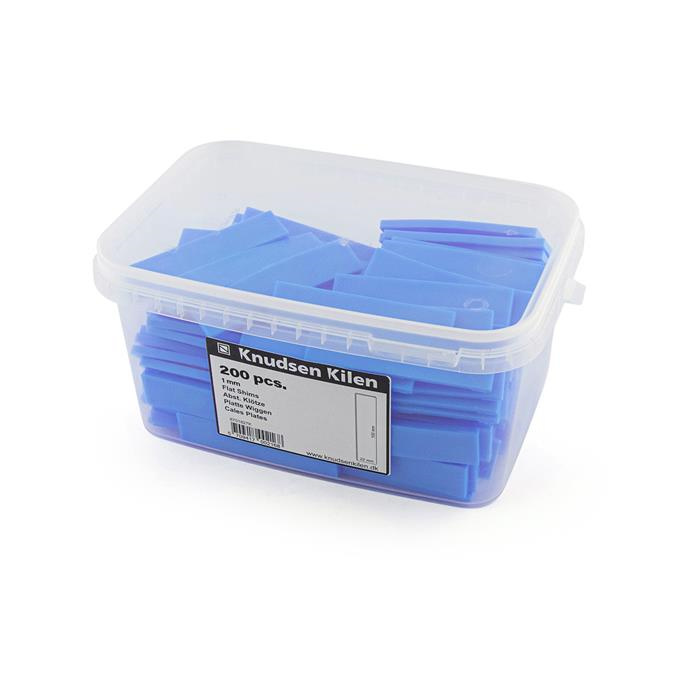 CALES PLAT - BLEU - 100X22X1MM - PAR 200 ST CALES PLAT - BLEU - 100X22X1MM - PAR 200 ST