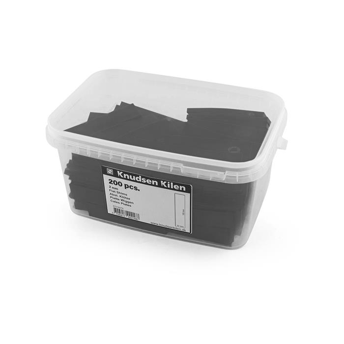 CALES PLAT - NOIR - 100X22X2MM - PAR 200 ST CALES PLAT - NOIR - 100X22X2MM - PAR 200 ST