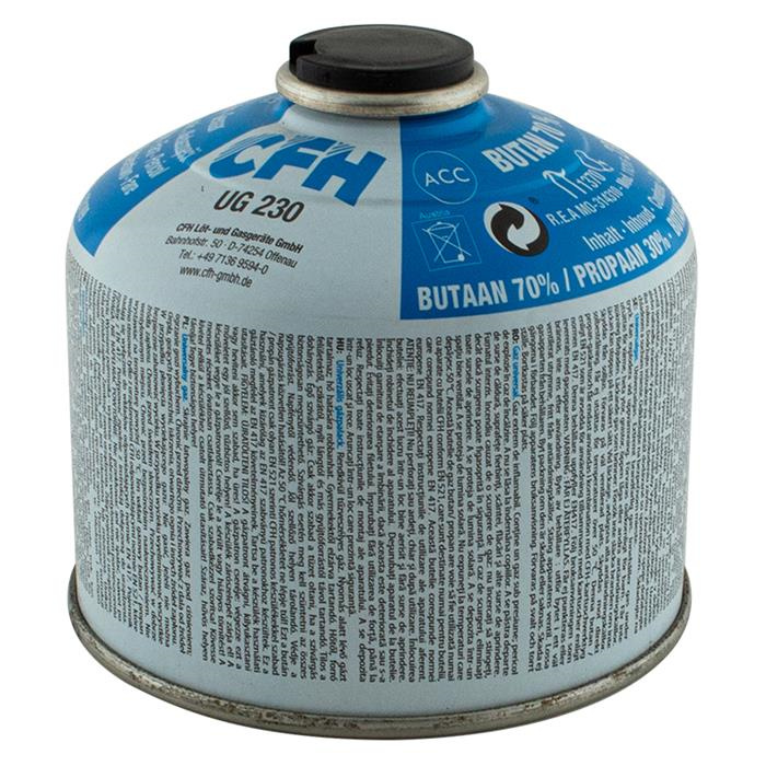 CARTOUCHE DE GAZ - 30% PROPANE / 70% BUTANE - 230 GR CARTOUCHE DE GAZ - 30% PROPANE / 70% BUTANE - 230 GR