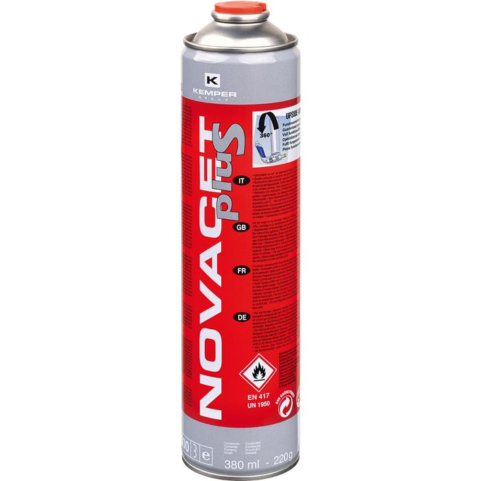 CARTOUCHE DE GAZ "NOVACET PLUS" KEMPER - BUTANE / PROPANE / PROPYLÈNE - 380 ML CARTOUCHE DE GAZ "NOVACET PLUS" KEMPER - BUTANE / PROPANE / PROPYLÈNE - 380 ML