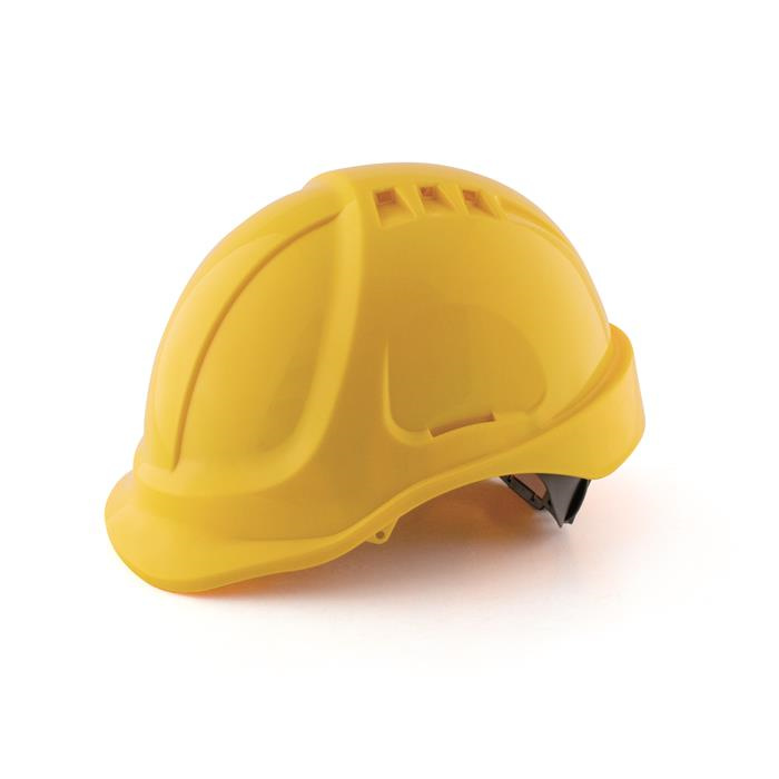 CASQUE DE CHANTIER JAUNE AVEC SERRAGE SLIDE-LOCK - EN 397 CASQUE DE CHANTIER JAUNE AVEC SERRAGE SLIDE-LOCK - EN 397