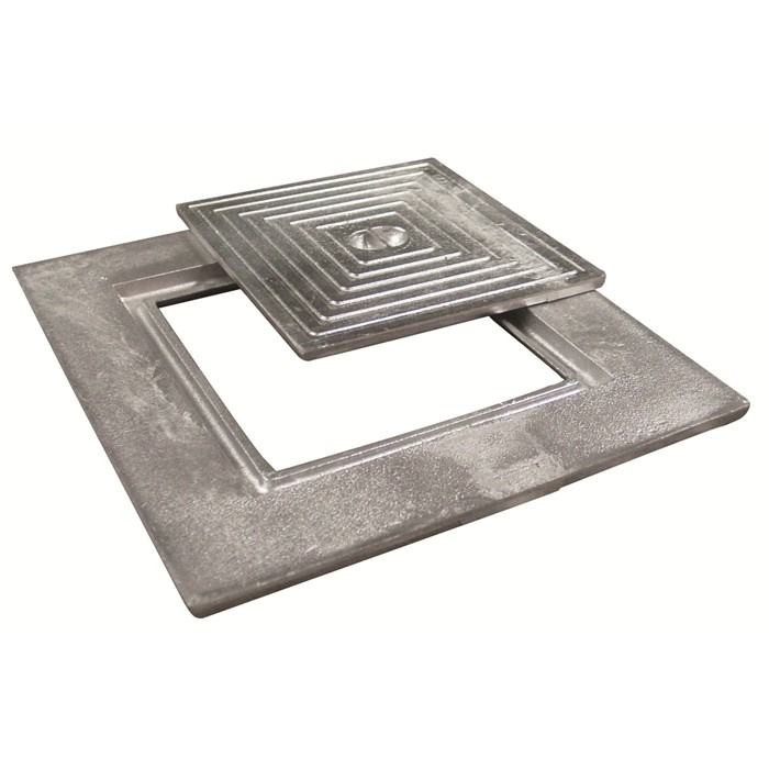 CHÂSSIS DE VISITE ALU SIMPLE 50X50 CHÂSSIS DE VISITE ALU SIMPLE 50X50