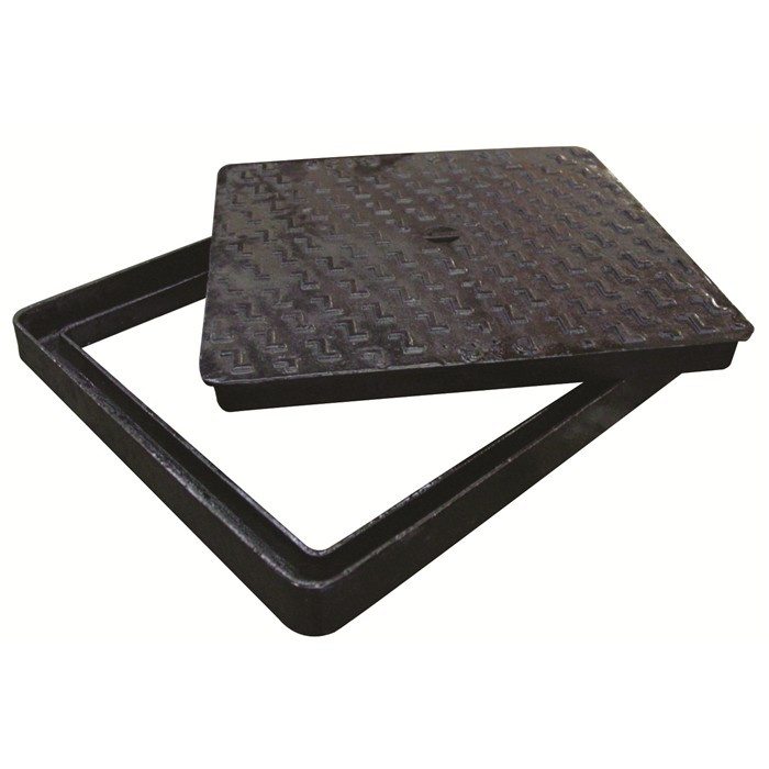 CHÂSSIS DE VISITE FONTE 12.5T 100X100 CHÂSSIS DE VISITE FONTE 12.5T 100X100