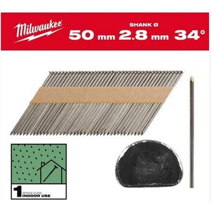 CLOUS DE CHARPENTE 34°, TÊTE EN D 80MM/RS/B/SC1 (2200 PIÉCES) CLOUS DE CHARPENTE 34°, TÊTE EN D 80MM/RS/B/SC1 (2200 PIÉCES)