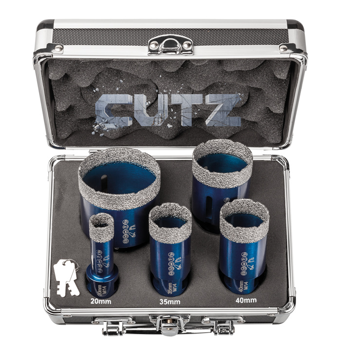 COFFRET DE TRÉPANS SET I POUR MEULEUSE C DIAMÈTRES 20/35/40/50/68 MM, AL.M14 COFFRET DE TRÉPANS SET I POUR MEULEUSE C DIAMÈTRES 20/35/40/50/68 MM, AL.M14