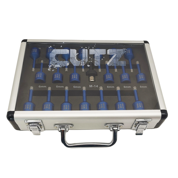 COFFRET TRÉPANS SET N POUR MEULEUSE COMP 10X 6MM+ 10X 8MM+ ADAPTATEUR + ADAPTATEUR COFFRET TRÉPANS SET N POUR MEULEUSE COMP 10X 6MM+ 10X 8MM+ ADAPTATEUR + ADAPTATEUR