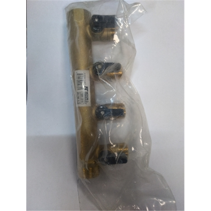 COLLECTEUR MF 3/4 - 4 DÉPARTS M 1/2 AVEC VANNES MONOBLOC VRAC ÉTIQUETÉ COLLECTEUR MF 3/4 - 4 DÉPARTS M 1/2 AVEC VANNES MONOBLOC VRAC ÉTIQUETÉ