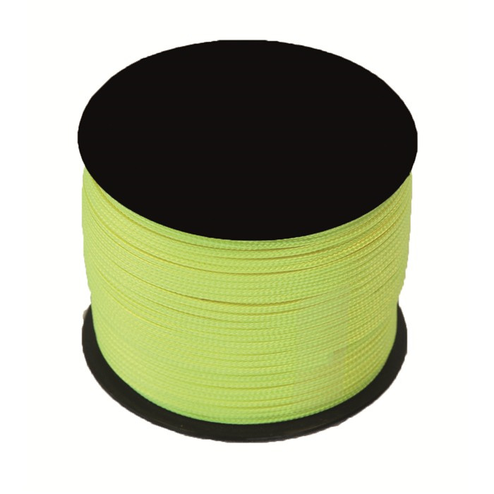 CORDE NYLON TRESSÉE 100M/2MM FLUO LEDENT CORDE NYLON TRESSÉE 100M/2MM FLUO LEDENT
