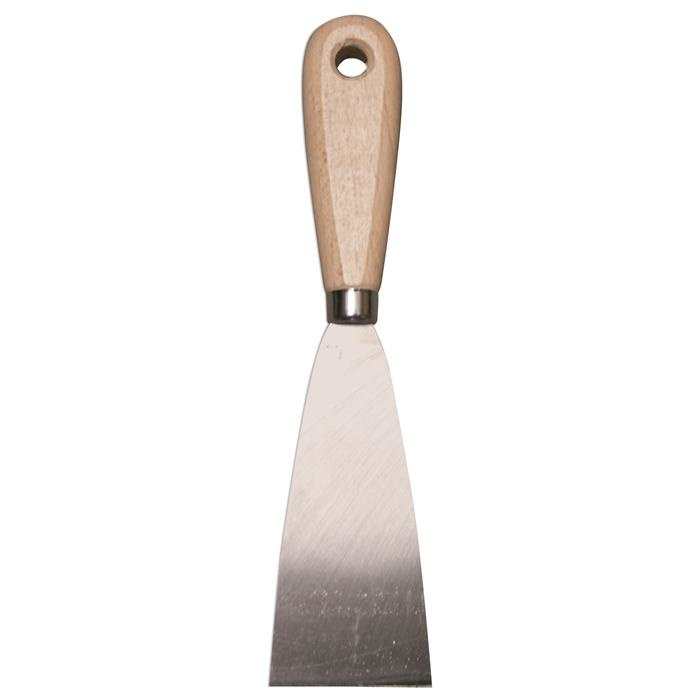 COUTEAU DE PEINTRE 20 MM MANCHE BOIS - ACIER CHROMÉ COUTEAU DE PEINTRE 20 MM MANCHE BOIS - ACIER CHROMÉ