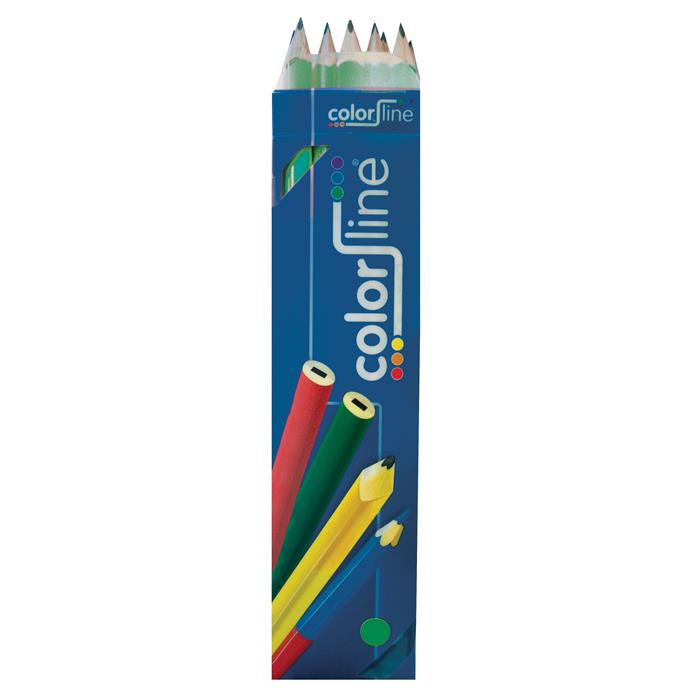 CRAYON DE MAÇON "PRO 201", FORME OVALE, LAQUÉ VERT - 30 CM - PAR 10 PCS CRAYON DE MAÇON "PRO 201", FORME OVALE, LAQUÉ VERT - 30 CM - PAR 10 PCS