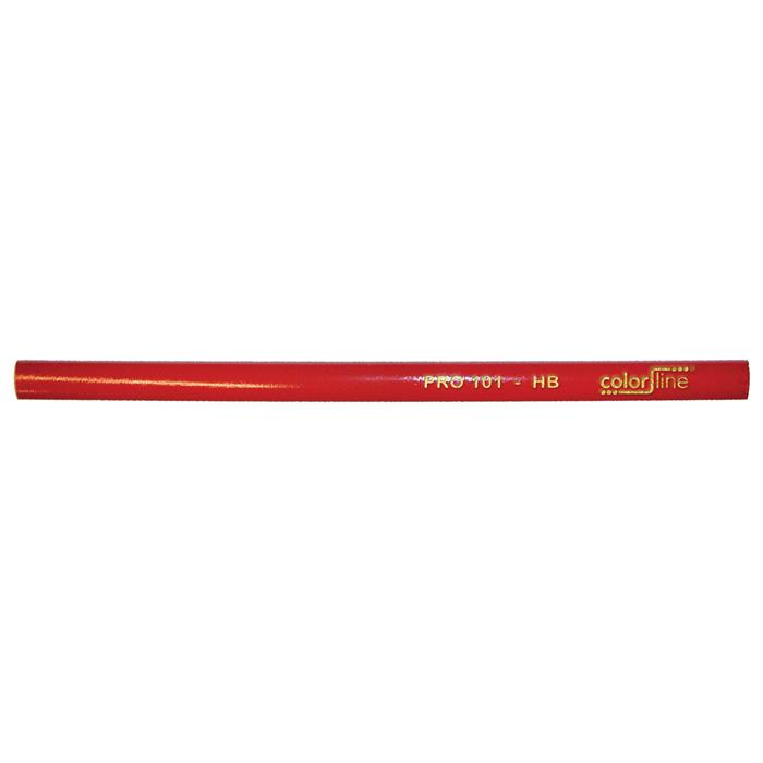 CRAYON DE MENUISIER "PRO 101", FORME OVALE, LAQUÉ ROUGE - 24 CM - PAR PC CRAYON DE MENUISIER "PRO 101", FORME OVALE, LAQUÉ ROUGE - 24 CM - PAR PC