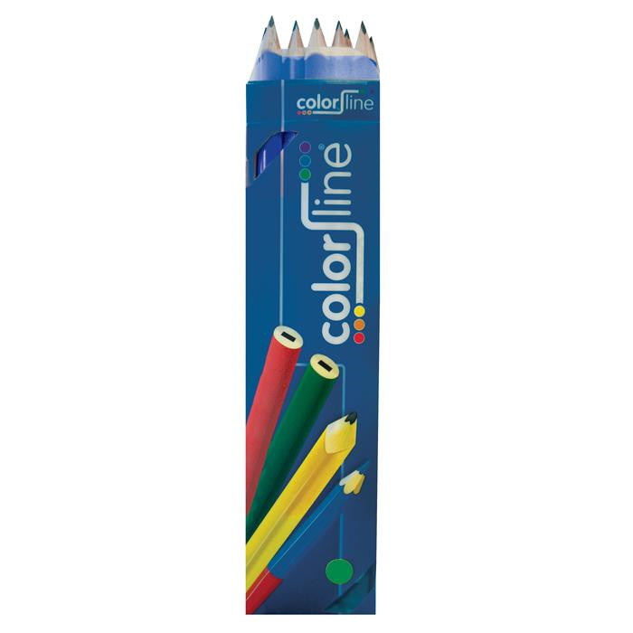 CRAYON WET WOOD "PRO 303", FORME OVALE, LAQUÉ BLEU - 24 CM - PAR 10 PCS CRAYON WET WOOD "PRO 303", FORME OVALE, LAQUÉ BLEU - 24 CM - PAR 10 PCS