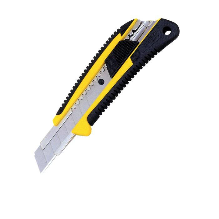 CUTTER 18 MM GRI AUTO-LOCK LAME CASSABLE CUTTER 18 MM GRI AUTO-LOCK LAME CASSABLE