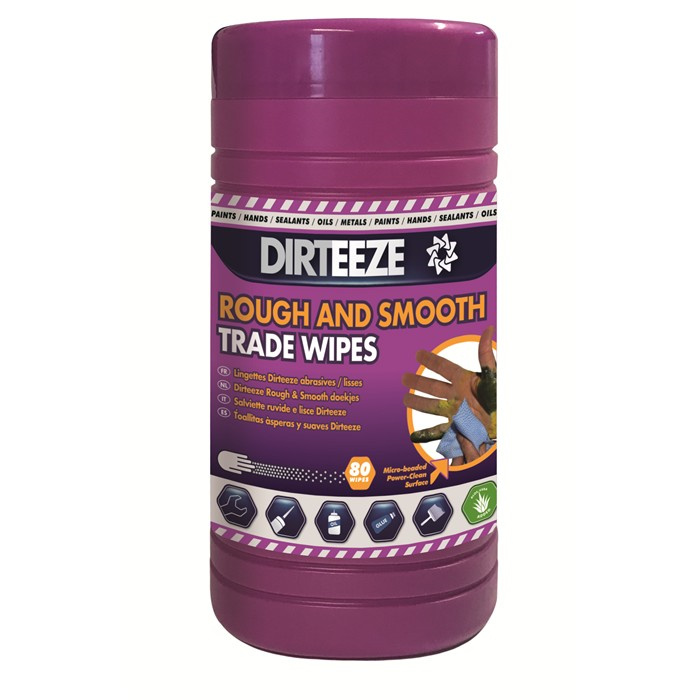 DIRTEEZE ROUGH & SMOOTH WIPES (80PC) DIRTEEZE ROUGH & SMOOTH WIPES (80PC)