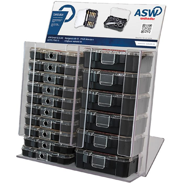 DISPLAY DE COMPTOIR VIDE POUR SET HANDY-BOX ET CARD-BOX DISPLAY DE COMPTOIR VIDE POUR SET HANDY-BOX ET CARD-BOX