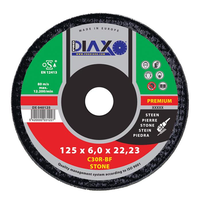 DISQUE À ÉBARBER PIERRE Ø 125 X 6,0 MM C30R-BF / PREMIUM CONSTRUCTION DISQUE À ÉBARBER PIERRE Ø 125 X 6,0 MM C30R-BF / PREMIUM CONSTRUCTION