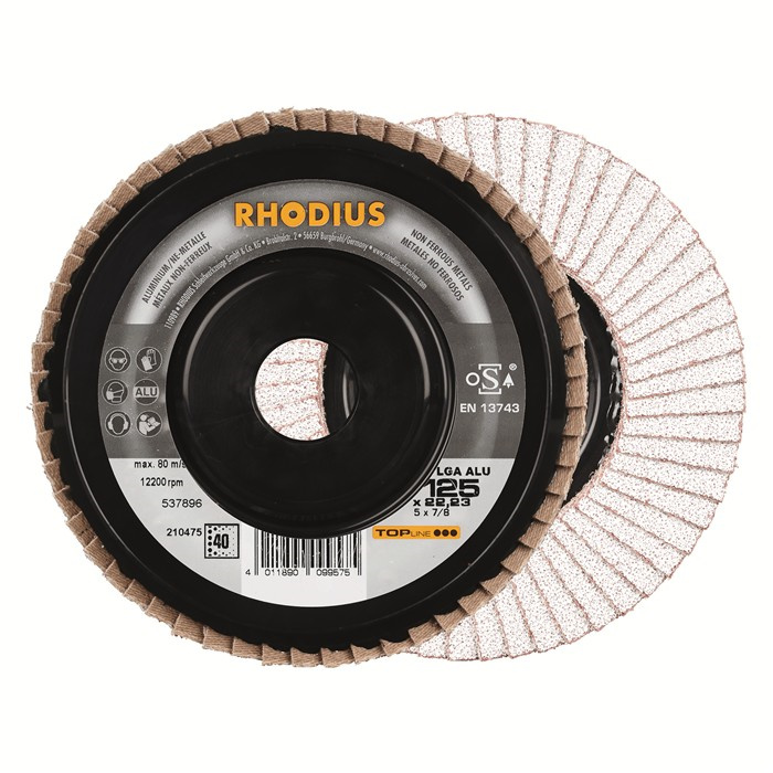 DISQUE À LAMELLES ALUMINIUM LGA ALU 125 GRANULE 40 DISQUE À LAMELLES ALUMINIUM LGA ALU 125 GRANULE 40