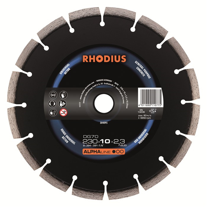 DISQUE DIAMANTÉ BÉTON DG70 230X7 DISQUE DIAMANTÉ BÉTON DG70 230X7