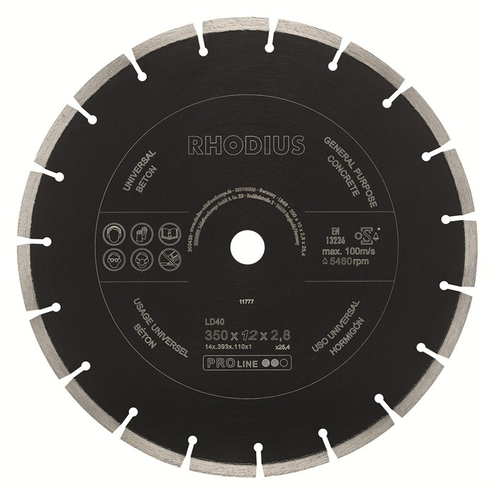 DISQUE DIAMANTÉ BÉTON LD40 350X10 DISQUE DIAMANTÉ BÉTON LD40 350X10