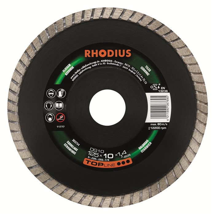 DISQUE DIAMANTÉ CARRELAGE DG10 125X7.5 DISQUE DIAMANTÉ CARRELAGE DG10 125X7.5