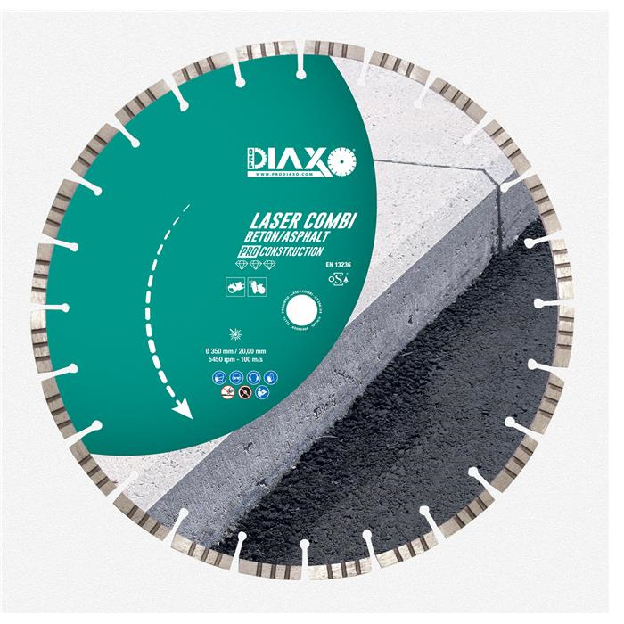 DISQUE DIAMANTÉ LASER COMBI - 350 X 20,0 MM - PRO CONSTRUCTION DISQUE DIAMANTÉ LASER COMBI - 350 X 20,0 MM - PRO CONSTRUCTION