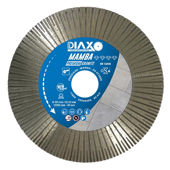 DISQUE DIAMANTÉ MAMBA - 125 X 22,2 MM - PREMIUM GRANITE DISQUE DIAMANTÉ MAMBA - 125 X 22,2 MM - PREMIUM GRANITE