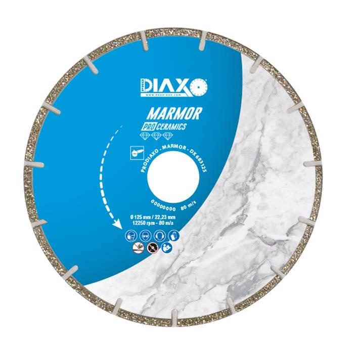 DISQUE DIAMANTÉ MARMOR - 125 X 22,2 MM - PRO CERAMICS DISQUE DIAMANTÉ MARMOR - 125 X 22,2 MM - PRO CERAMICS